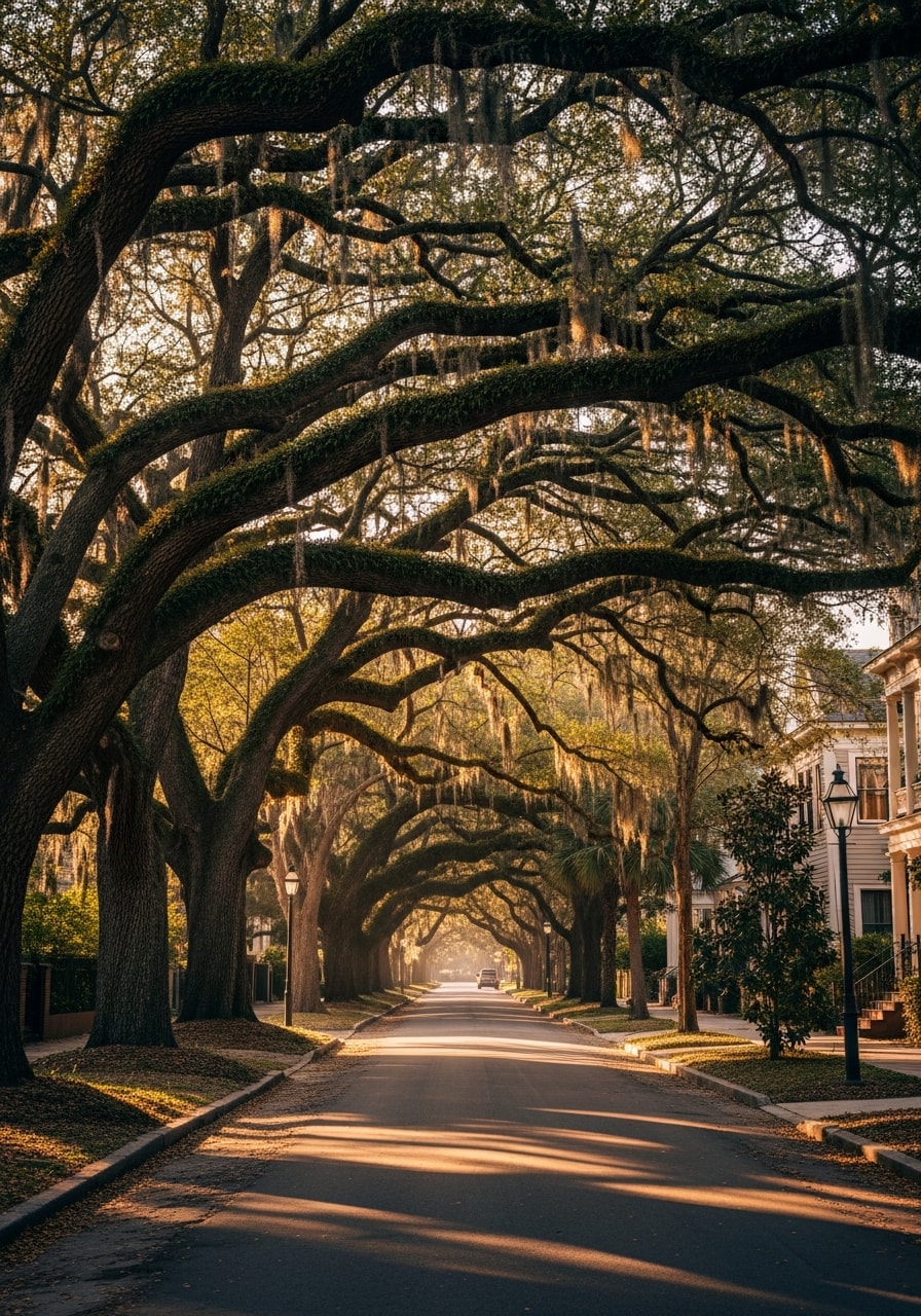 Jacksonville San Marco neighborhood with historic homes and oak-lined streets.